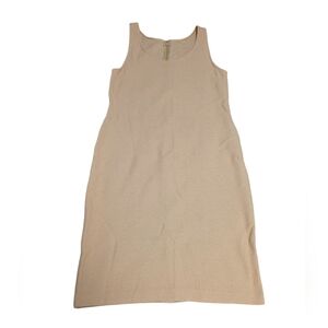 ST. JOHN Collections Ivory Cream Textured Knit Shift Dress Size 6